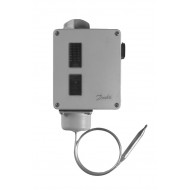 DANFOSS 017-513666 — Реле температуры RT для тяжелых условий эксплуатации, IP 54, T окружающей среды -50...70 °C, диапазон настройки уставки 70...150 °C 017-513666