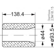DANFOSS 023U4381 — Сменные сердечники-вставки 48-DC для разборных фильтров DCR Eliminator 023U4381