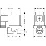 DANFOSS 032U538002 — Клапан электромагнитный EV251B, присоединение G 3/8 DANFOSS 032U538002 — Клапан электромагнитный EV251B, присоединение G 3/8
