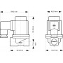 DANFOSS 032U538116 — Клапан электромагнитный EV251B, присоединение G 1/2 DANFOSS 032U538116 — Клапан электромагнитный EV251B, присоединение G 1/2