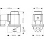DANFOSS 032U538202 — Клапан электромагнитный EV251B, присоединение G 3/4 DANFOSS 032U538202 — Клапан электромагнитный EV251B, присоединение G 3/4