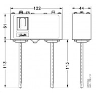DANFOSS KP 15 Реле давления 060-124966