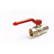 DANFOSS 065B8215 — Латунный шаровой кран BVR с внутренней резьбой UNI ISO 7/1, DN 100, PN 40, управление — рычаг, алюминий, корпус — латунь CW617N 065B8215