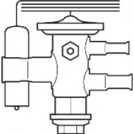 DANFOSS TUAE Клапан терм R404A/R507A 3/8x1/2" 068U2287