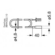 DANFOSS AKS 12 Датчик температуры(пр. класс 0423601558) 084N0037