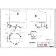 DANFOSS VTZ054-G Компрессор 120B0002
