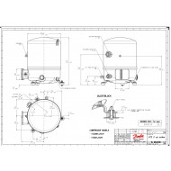 DANFOSS VTZ121-G Компрессор 120B0004