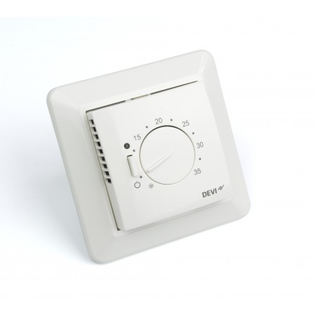 DEVI DEVIreg 531 140F1034 — Электронный терморегулятор со встроенным корпусом, с датчиком воздуха 140F1034 DEVI DEVIreg 531 140F1034 — Электронный терморегулятор со встроенным корпусом, с датчиком воздуха 140F1034