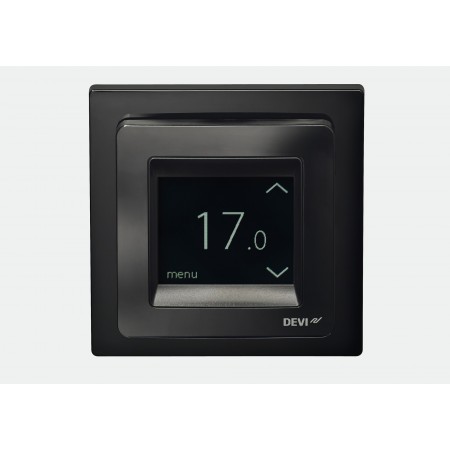 DEVI DEVIreg Touch 140F1069 — Программируемый терморегулятор с сенсорным дисплеем, черный 140F1069 DEVI DEVIreg Touch 140F1069 — Программируемый терморегулятор с сенсорным дисплеем, черный 140F1069