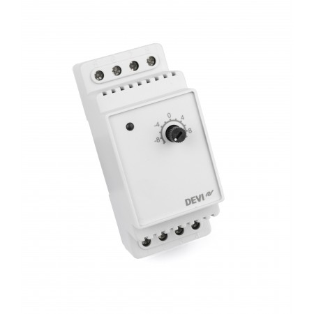 DEVI DEVIreg 330 140F1072 — Терморегулятор для систем обледенения, с датчиком на проводе, диапазон регулирования T +5…+45 °C 140F1072 DEVI DEVIreg 330 140F1072 — Терморегулятор для систем обледенения, с датчиком на проводе, диапазон регулирования T +5…+45 °C 140F1072