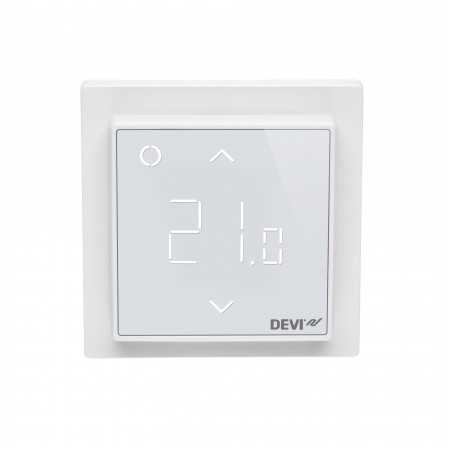 DEVI DEVIreg Smart 140F1140 — Программируемый терморегулятор интеллектуальный с Wi-Fi, полярно-белый 140F1140 DEVI DEVIreg Smart 140F1140 — Программируемый терморегулятор интеллектуальный с Wi-Fi, полярно-белый 140F1140
