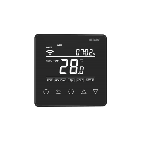 ДЕВИ 140F1143R — Терморегулятор ДЕВИ Prime c Wi-Fi черный IP 21, размеры 87 x 87 x 42 мм, диапазон регулирования температуры 5...40 °С 140F1143R ДЕВИ 140F1143R — Терморегулятор ДЕВИ Prime c Wi-Fi черный IP 21, размеры 87 x 87 x 42 мм, диапазон регулирования температуры 5...40 °С 140F1143R