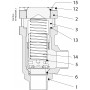 DANFOSS 148B5236 — Клапан обратный CHV-X 15 148B5236 DANFOSS 148B5236 — Клапан обратный CHV-X 15 148B5236