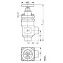 DANFOSS 148B5400 — Запорный клапан SVA-S 25 D ANG H-WHEEL 148B5400 DANFOSS 148B5400 — Запорный клапан SVA-S 25 D ANG H-WHEEL 148B5400