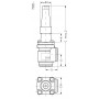 DANFOSS 148B5701 — Запорный клапан SVA-S 50 D ANG CAP 148B5701 DANFOSS 148B5701 — Запорный клапан SVA-S 50 D ANG CAP 148B5701