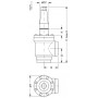 DANFOSS 148B5901 — Запорный клапан SVA-S 80 D ANG CAP 148B5901 DANFOSS 148B5901 — Запорный клапан SVA-S 80 D ANG CAP 148B5901