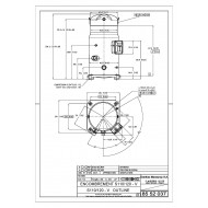 DANFOSS SZ120-4VM компрессор спиральный SZ120-4VM